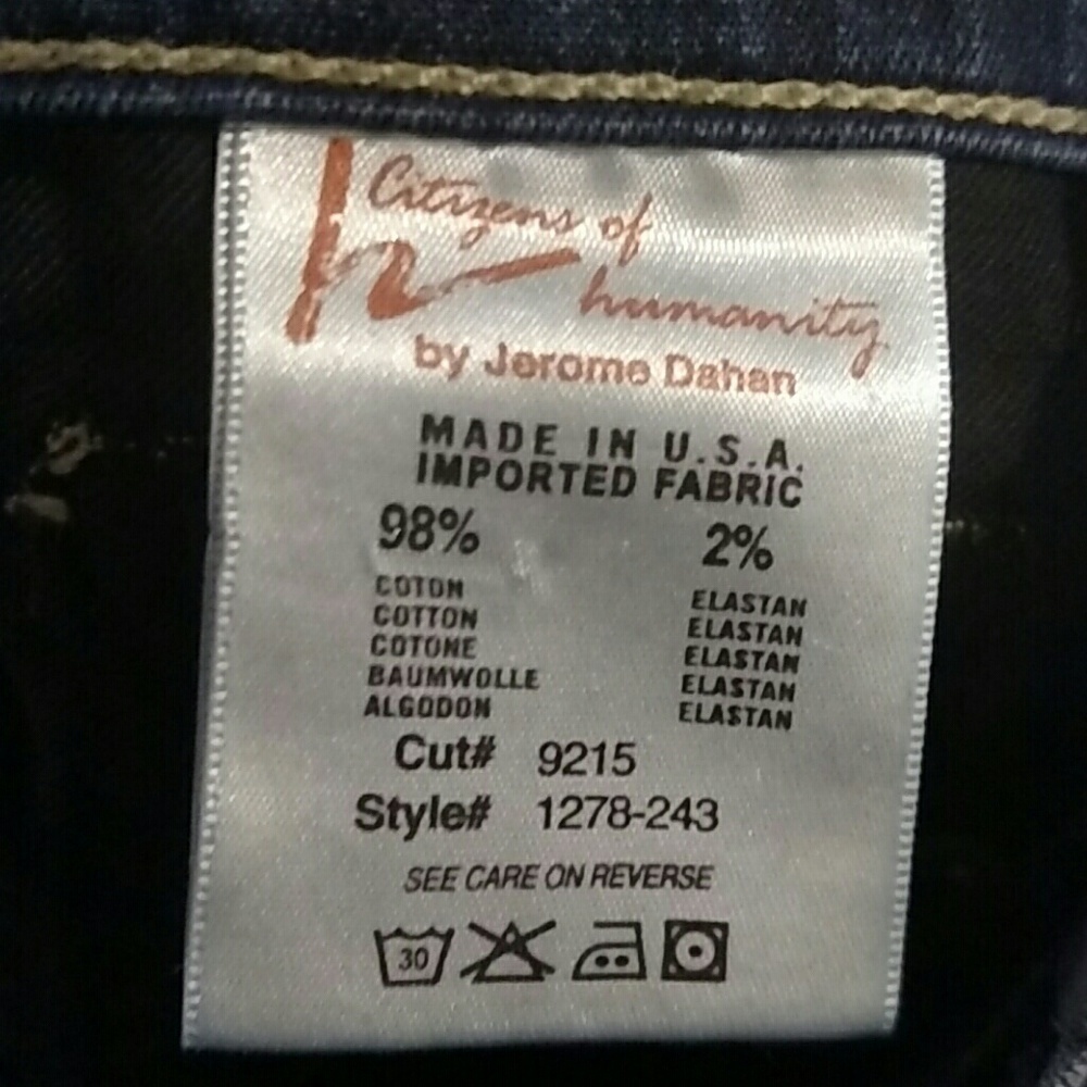 Citizens of Humanity Ava Straight Jeans - Picture 7 of 8